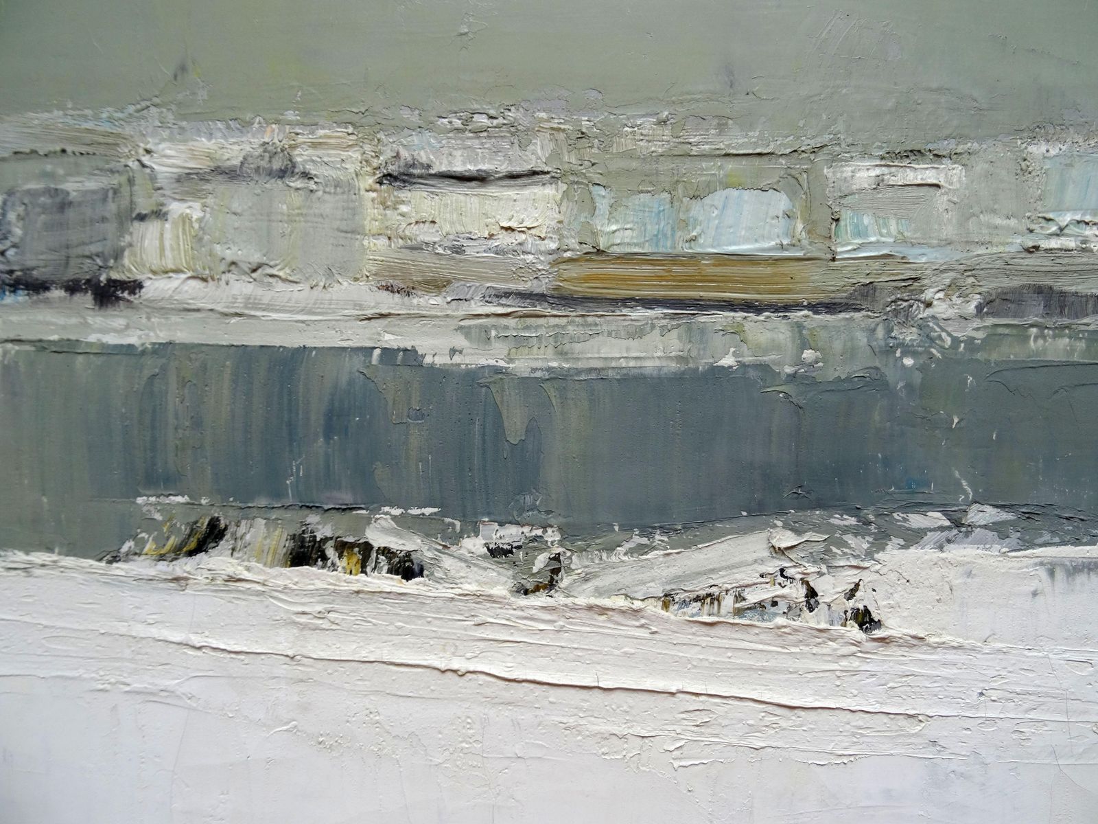 Paris Banks Of The Seine 1961 Oil On Canvas photo Art