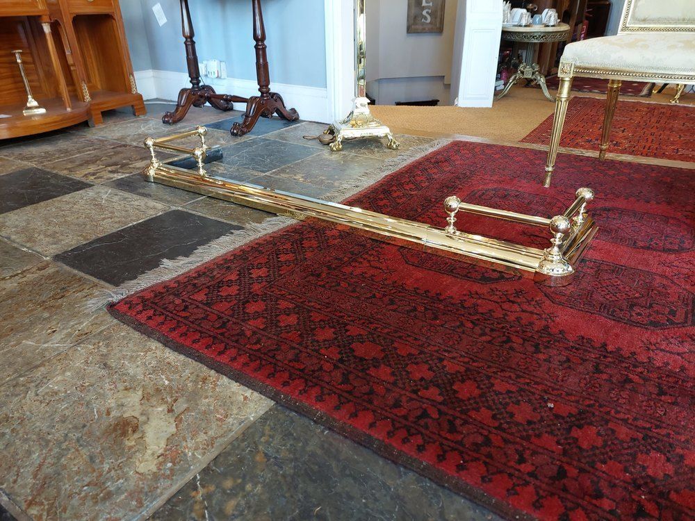 Adjustable Brass Fire Curb Fender photo furniture