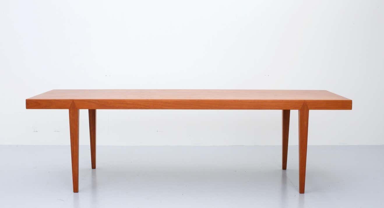 Large Coffee Table In Teak By Severin Hansen For Bovenkamp, Denmark, 1960s photo furniture