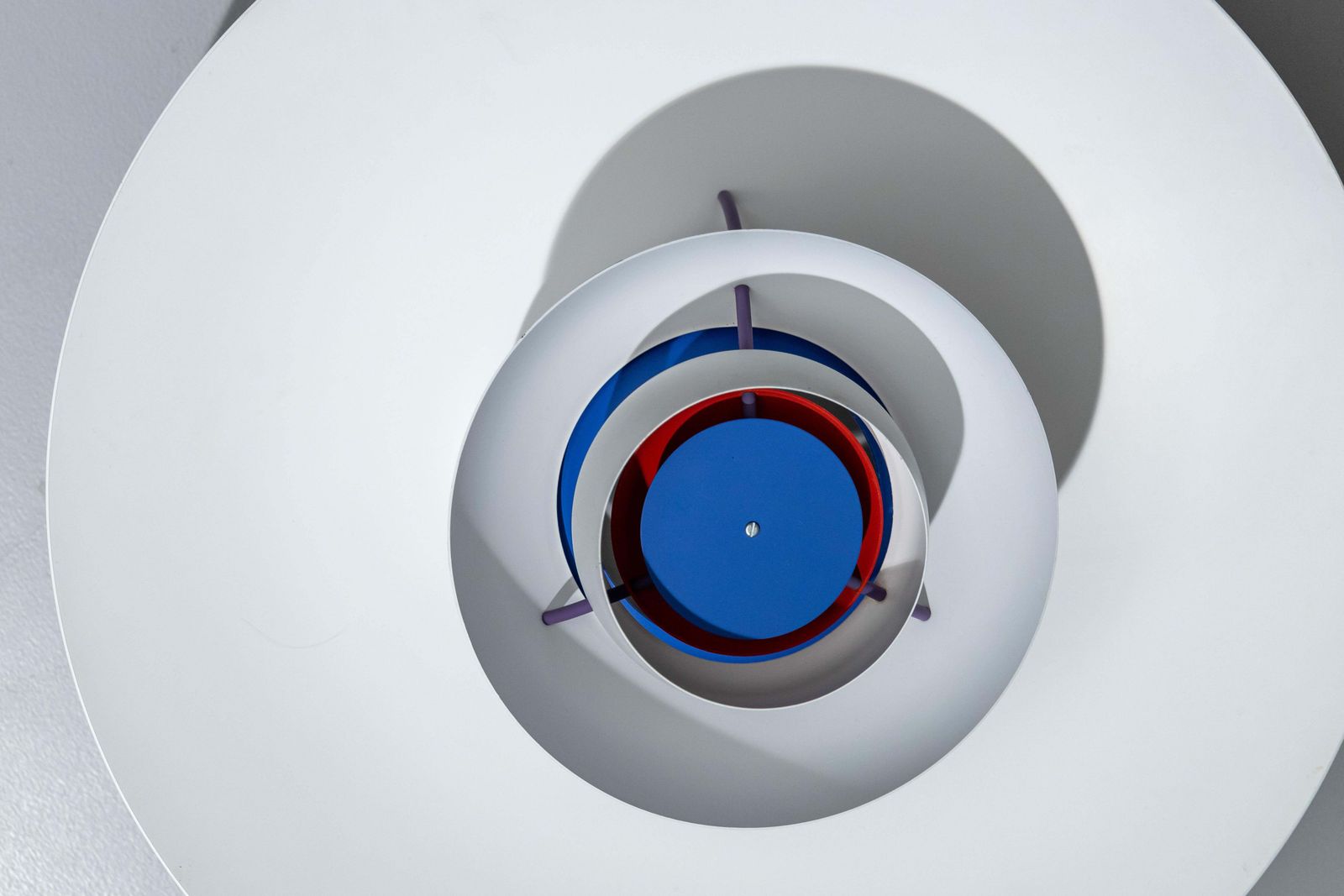 Ph5 Hanglamp Van Poul Henningsen Voor Louis Poulsen In Blauw En Grijs, Denemarken photo buy