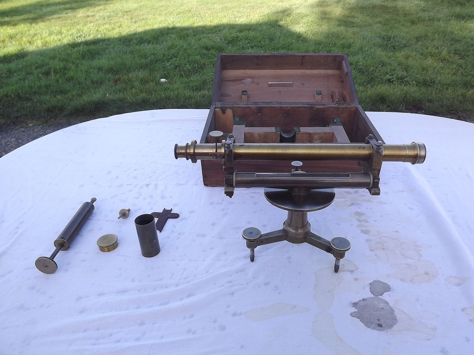 Lot Of 3 Theodolites And Tacheometer photo furniture