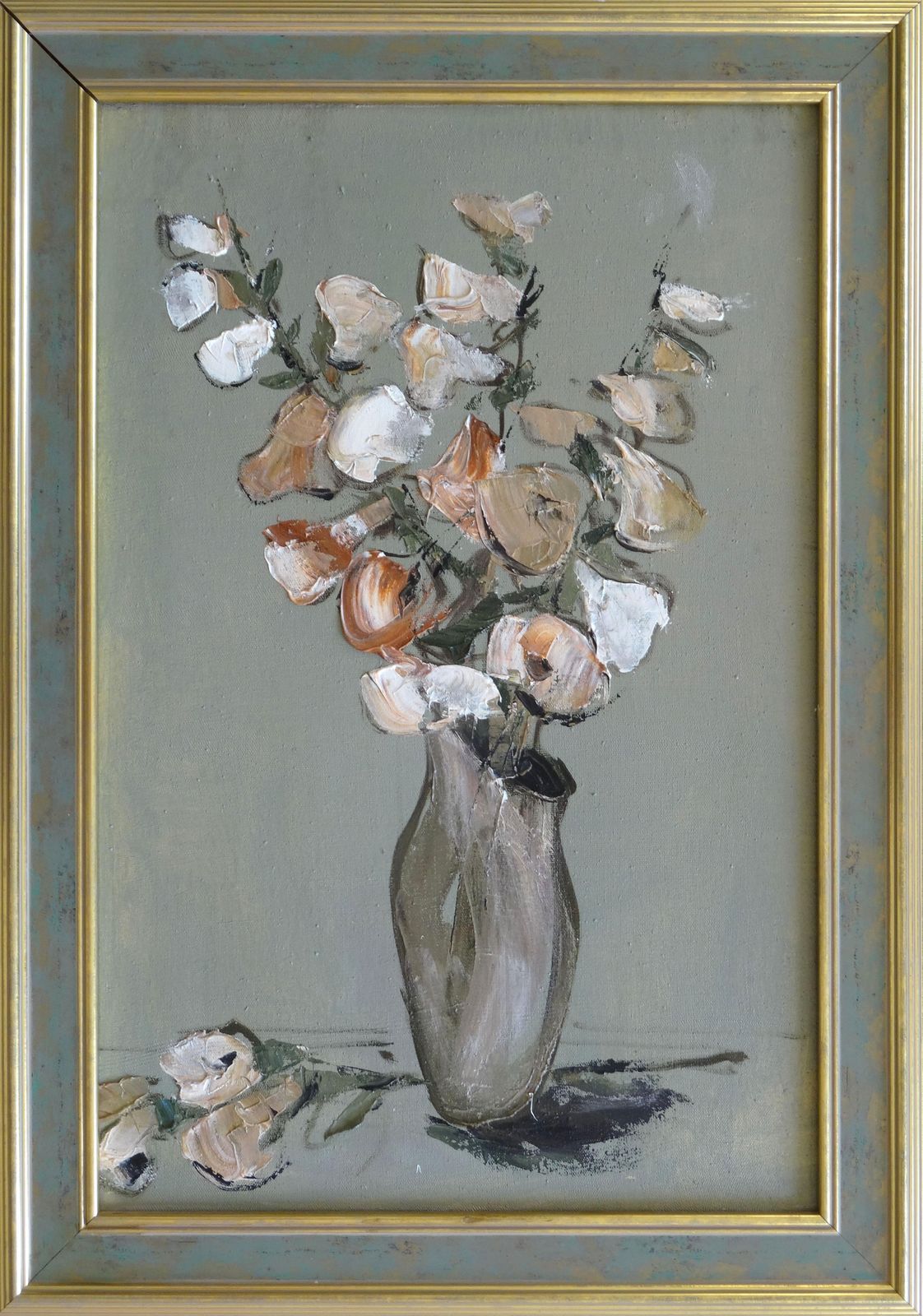 Ec. Ajder Flowers.  Canvas, Oil 1997