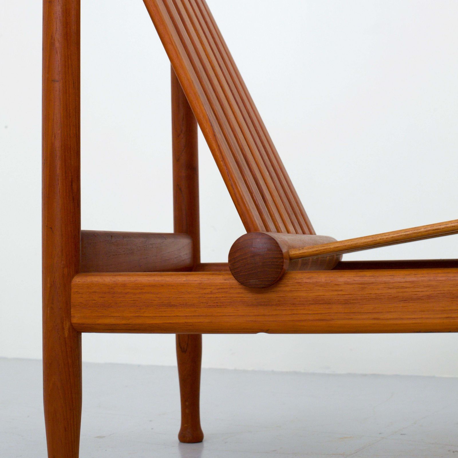 Set Of 2 Lounge Chairs By Kai Lyngfeld Larsen In Teak photo for sale