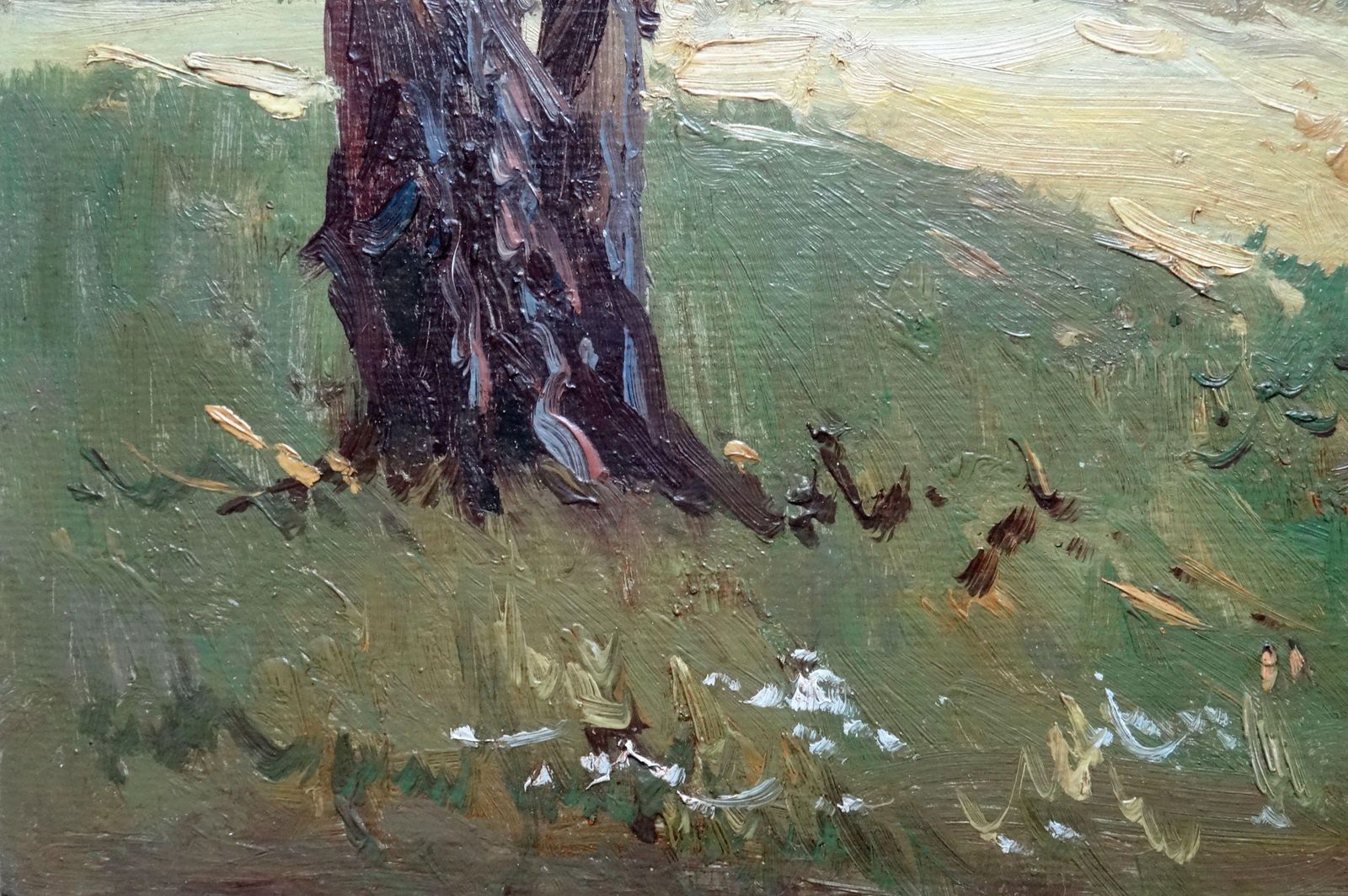 Edgars Vinters Lakeside. 1959, Oil On Cardboard, 1959 photo vinterior