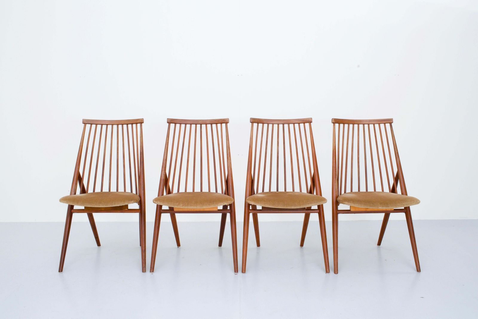 Set Of 4 Flamingo Chairs By Thea Leonard For Nassjo Stolefrabrik photo Furniture
