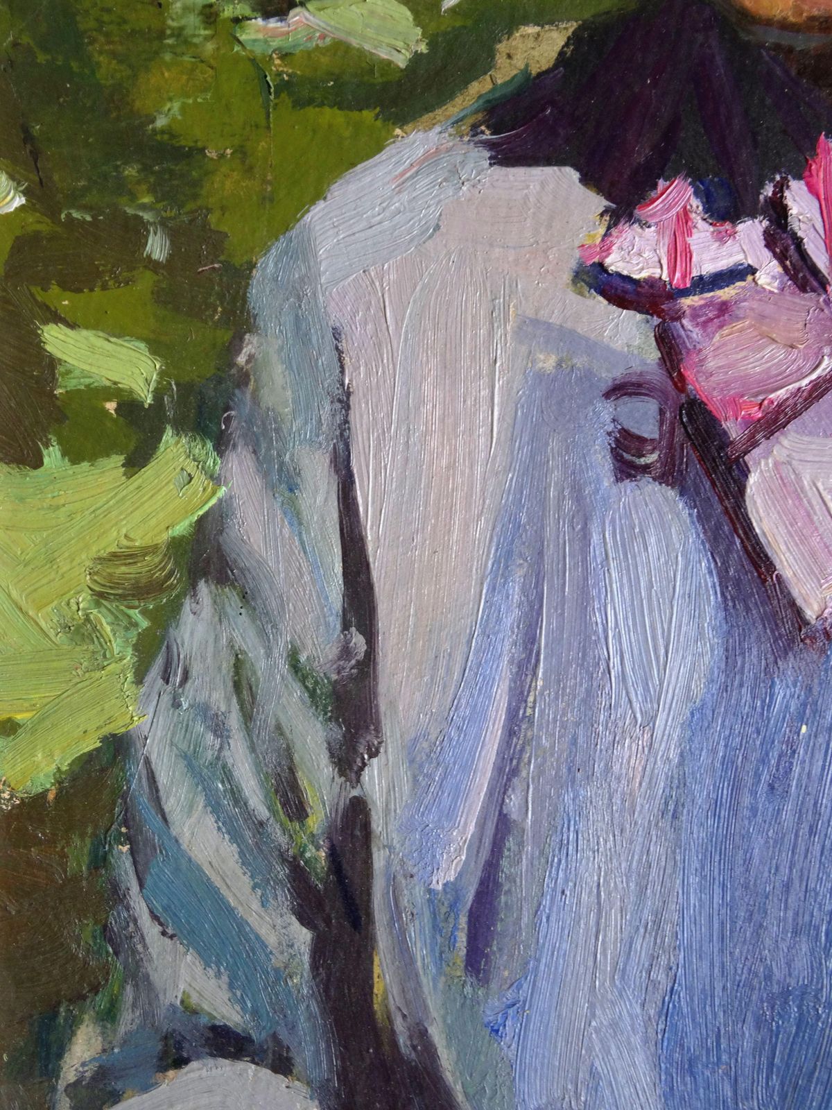Alfejs Bromults Gypsy Woman. 1959., Oil On Cardboard, photo 1400.0