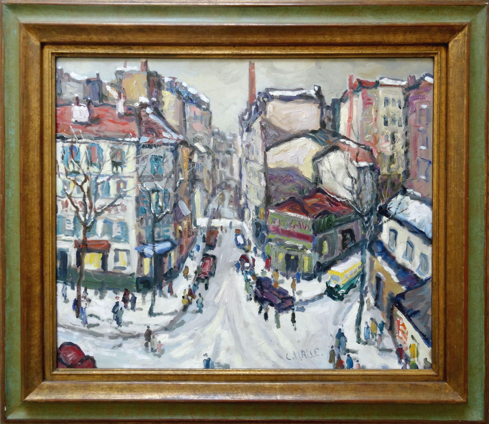 Charles Malle Entertainment At Rue Clisson In Paris. Oil On Canvas, 54x65 Cm photo furniture