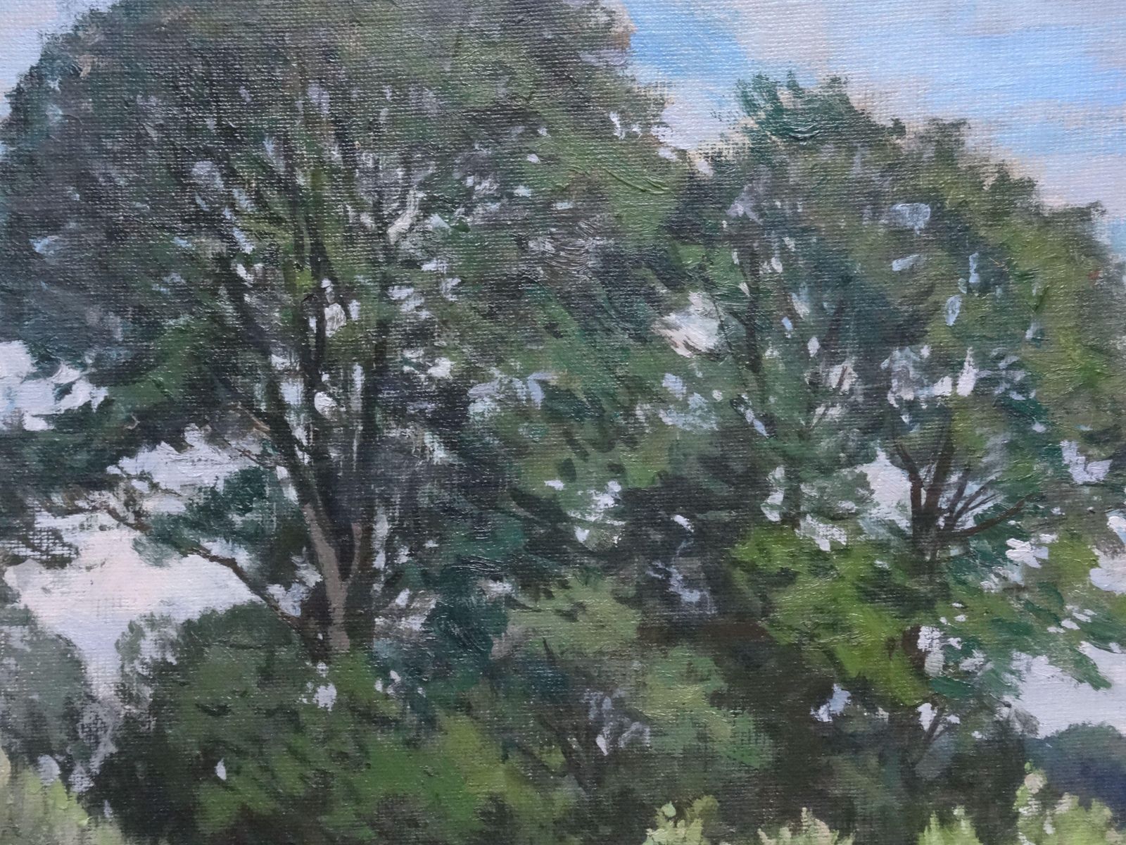 Alfejs Bromults In The Heyday Of Summer. 1988, Oil On Canvas And Cardboard photo Art