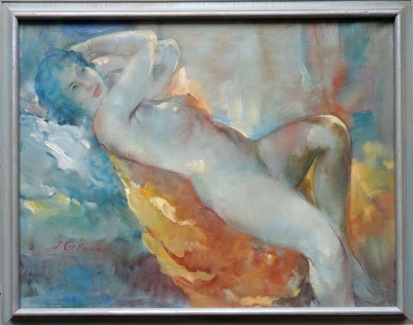 Janis Cielavs Act. 1978. Canvas, Oil photo furniture