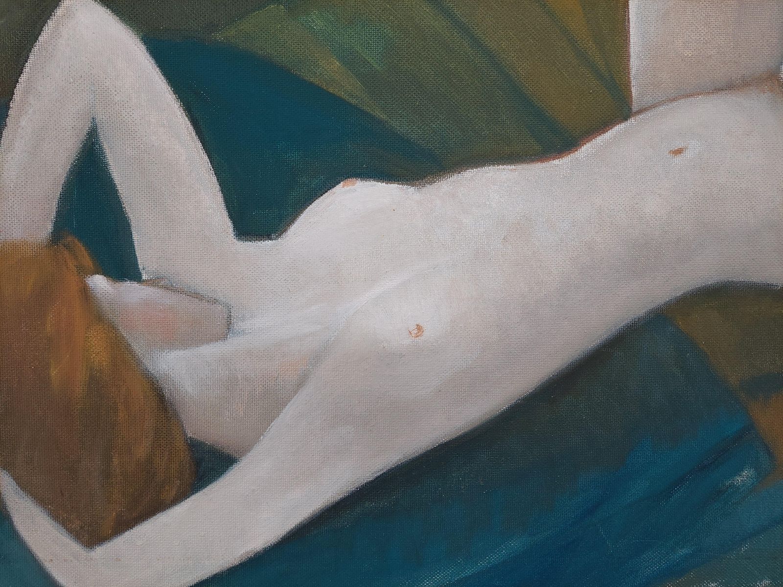 Laimdots Murnieks Dreamer. Oil On Cardboard,  1996 photo for sale