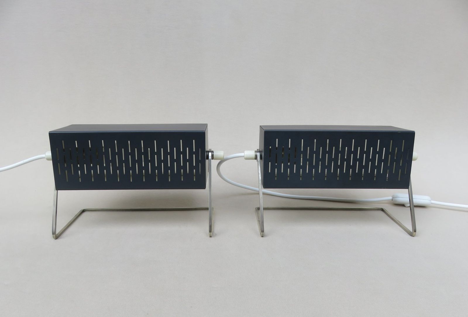 Cubist Acrylic Glass Table Lamps, Set Of 2 photo Lighting