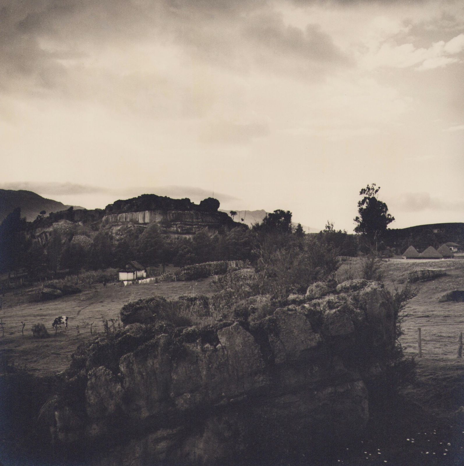 Hanna Seidel Colombia, Landscape, Black And White Photograph Circa 1960s