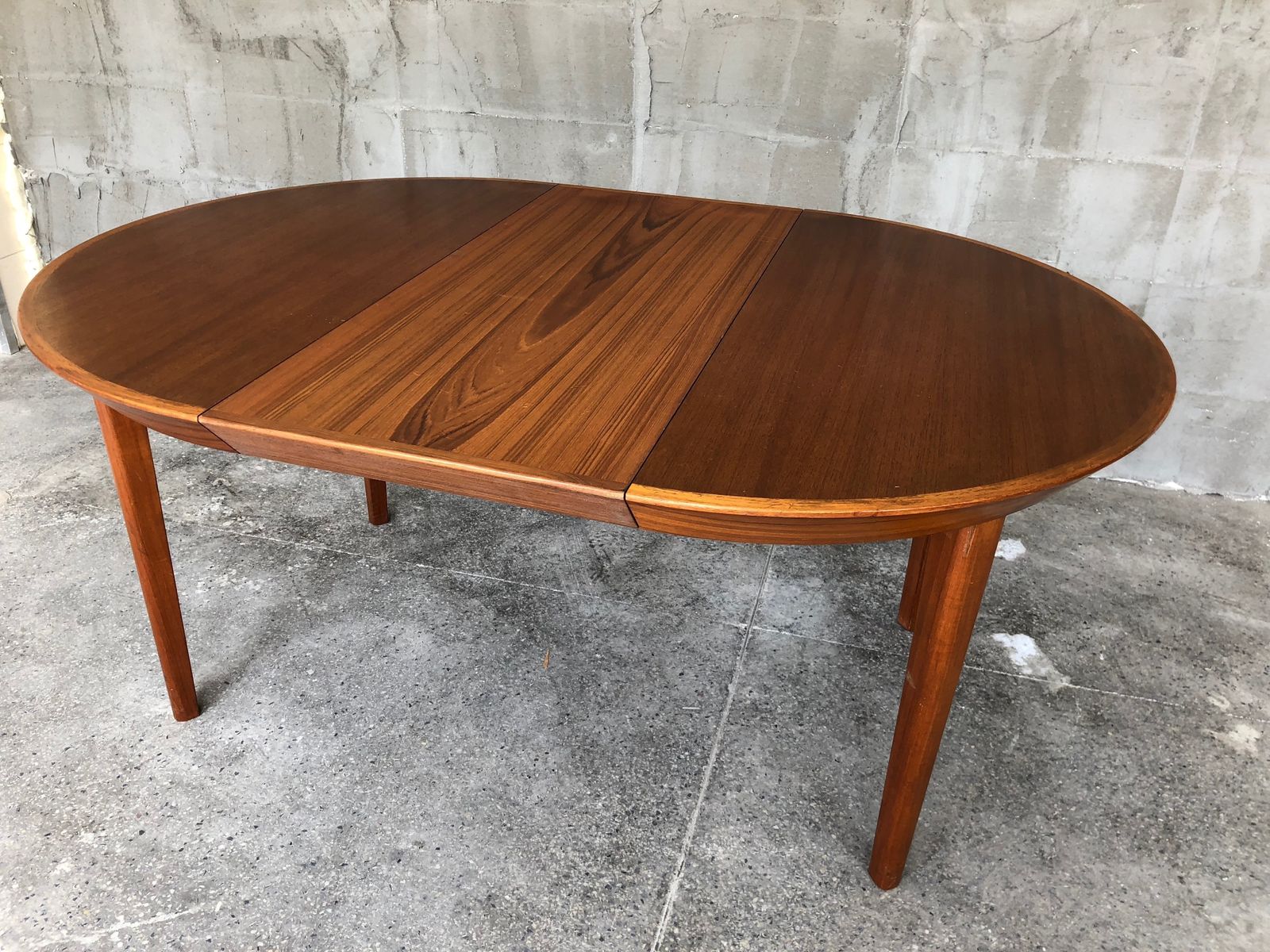 Extendable Danish Teak Table, 1960s photo vintage