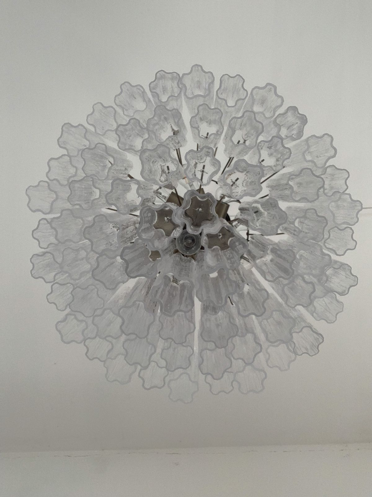 Impressive Murano Glass Sputnik Chandelier Like Mazzega Zuccheri Venini Barovier Style photo for sale