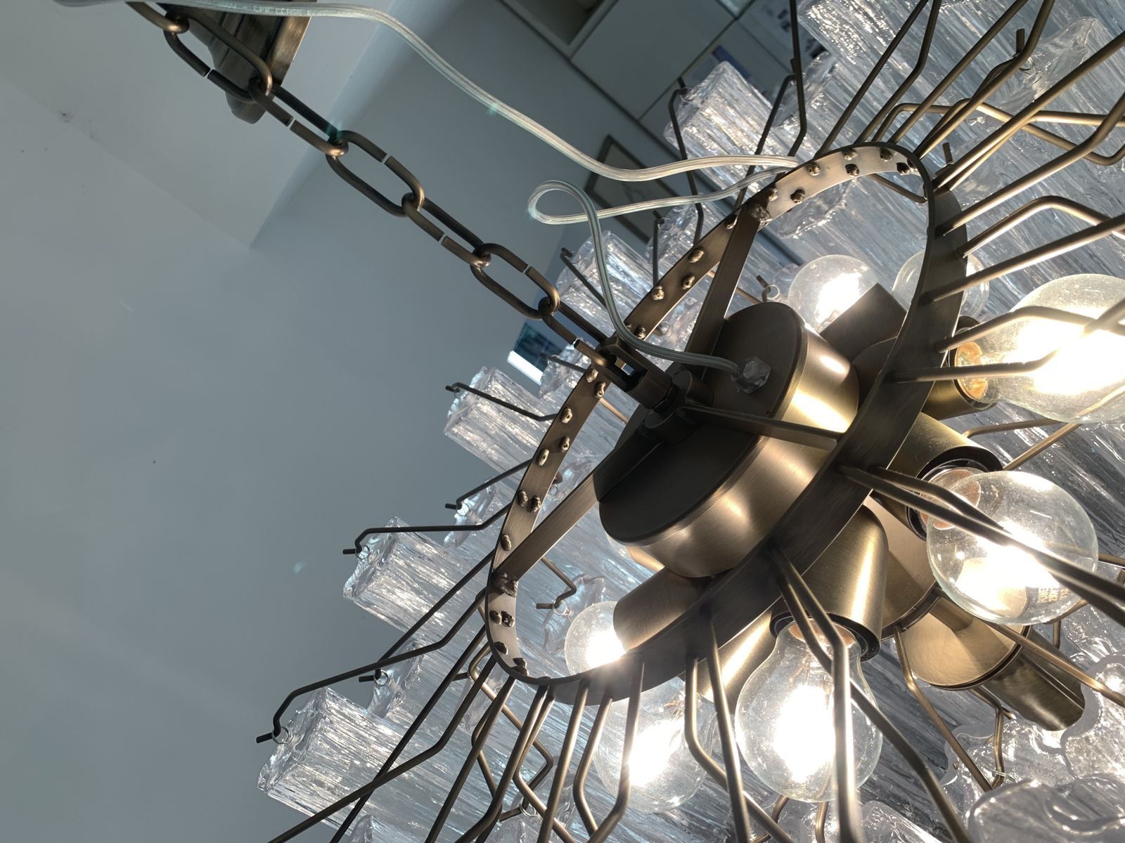 photo furniture Impressive Murano Glass Sputnik Chandelier Like Mazzega Zuccheri Venini Barovier Style