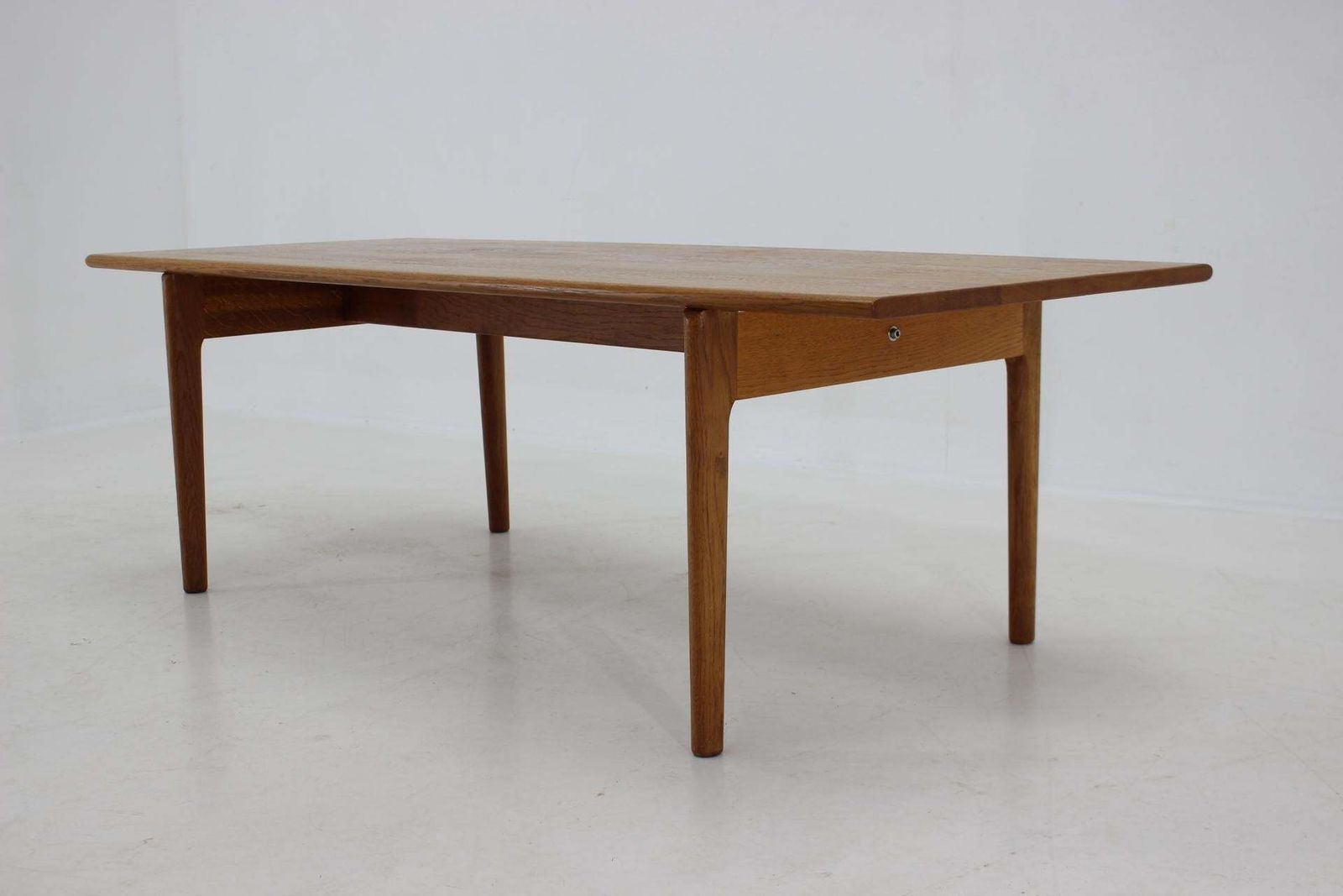 1960s Hans J Wegner Solid Oak Coffee Table 'At 15' For Andreas Tuck, Denmark photo Furniture