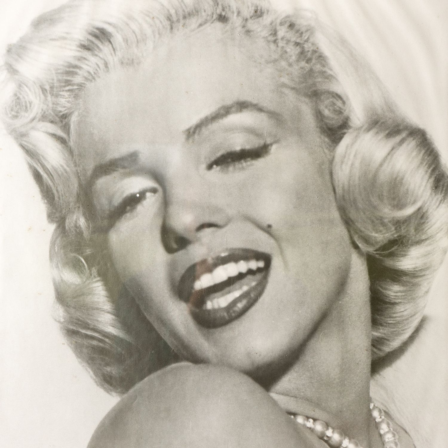 Large Vintage Marilyn Monroe Photographic Portrait Print By Frank Powolny, 1970s photo Art