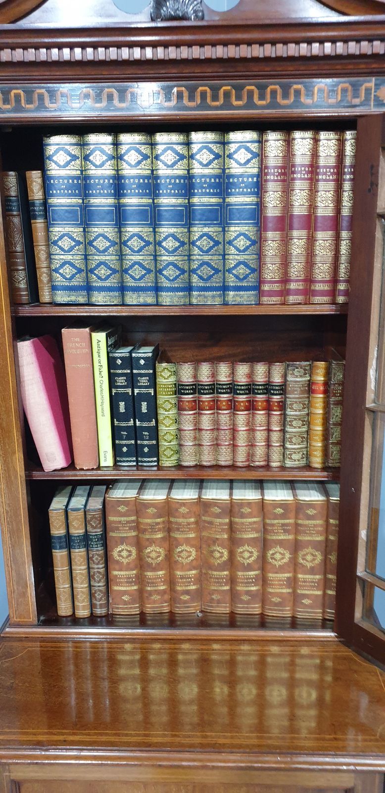 Super Mahogany Bookcase Of Small Proportions photo for sale