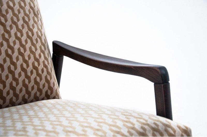 Furniture Pair Of Vintage Armchairs, Poland, 1960s. After Renovation. photo