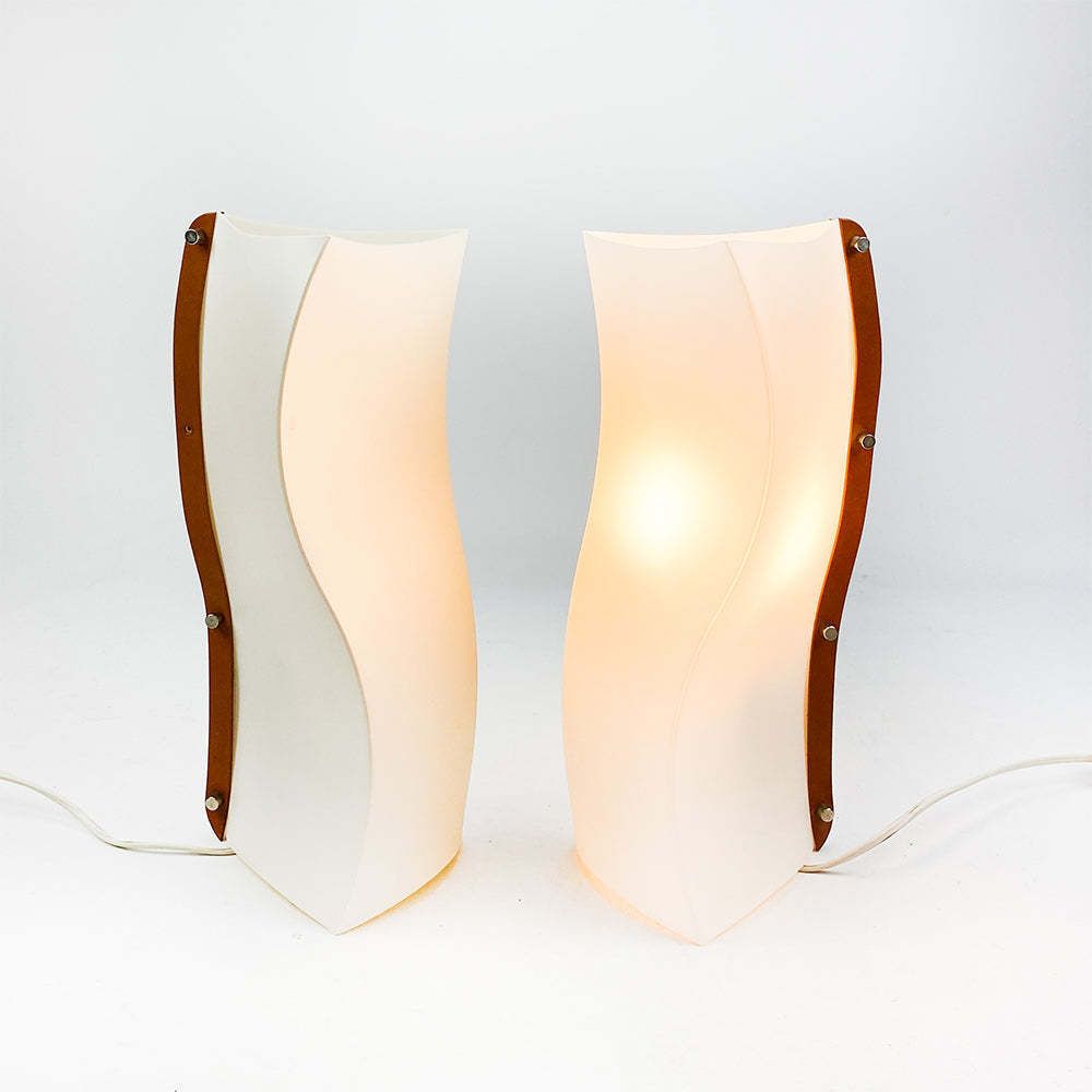 Pair Of Wb Small Lamps Design By Giulio Di Mauro For Slamp, 1980's photo furniture
