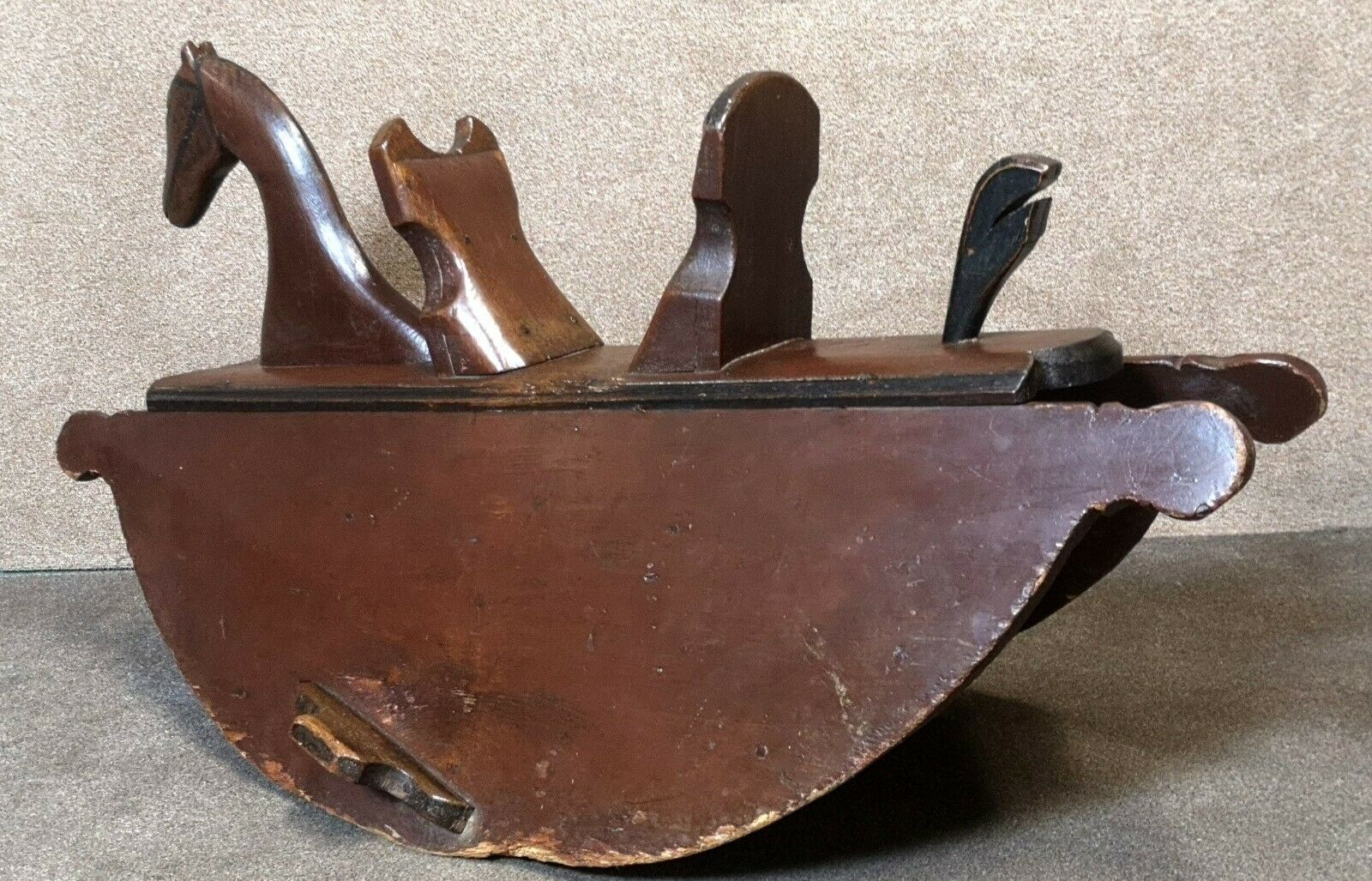 photo furniture Folk Art Rocking Horse Circa 1880