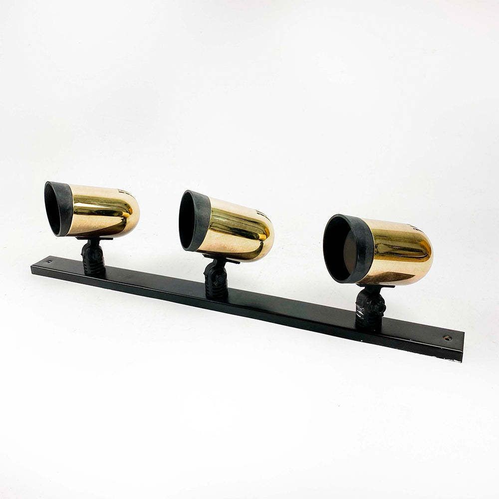 Track With 3 Gold Fase Spotlights, 1980's