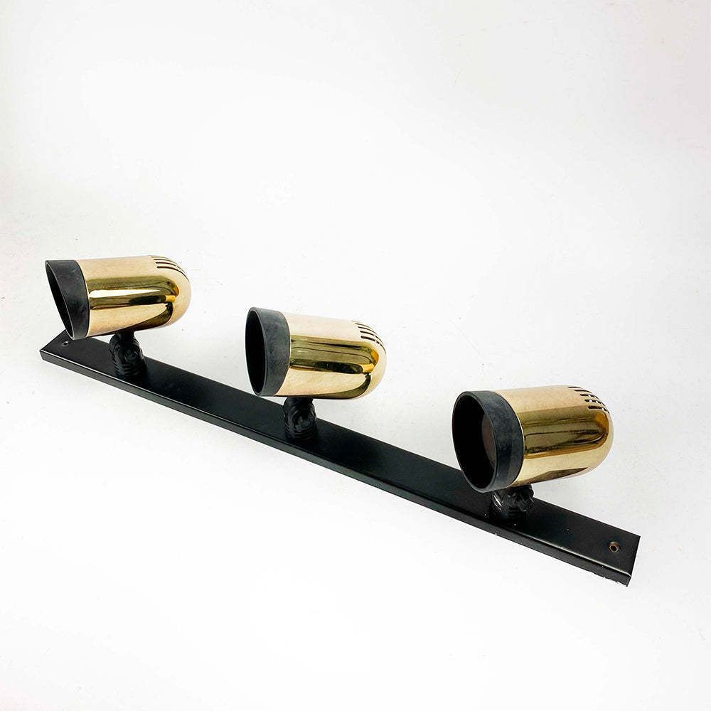 Track With 3 Gold Fase Spotlights, 1980's photo furniture