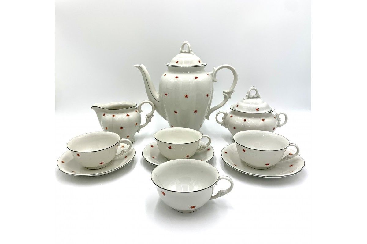 Parts Of The Giesche Coffee Service, Poland, 1940s photo furniture