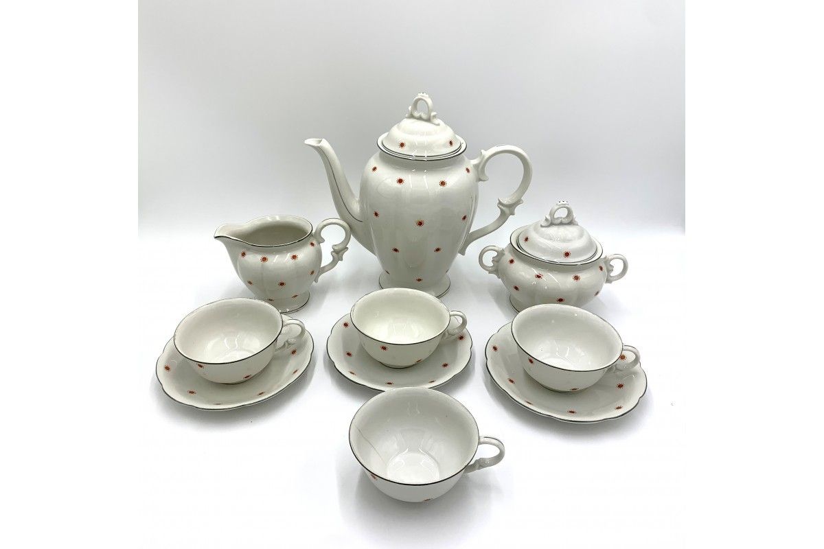 Parts Of The Giesche Coffee Service, Poland, 1940s photo Home Decor