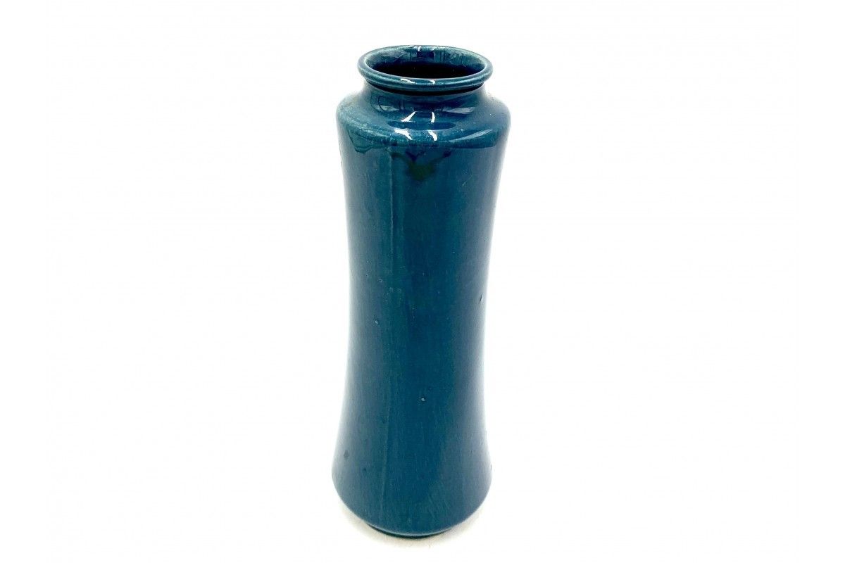 A Turquoise Vase, Bolesławiec, Poland, 1980s photo furniture