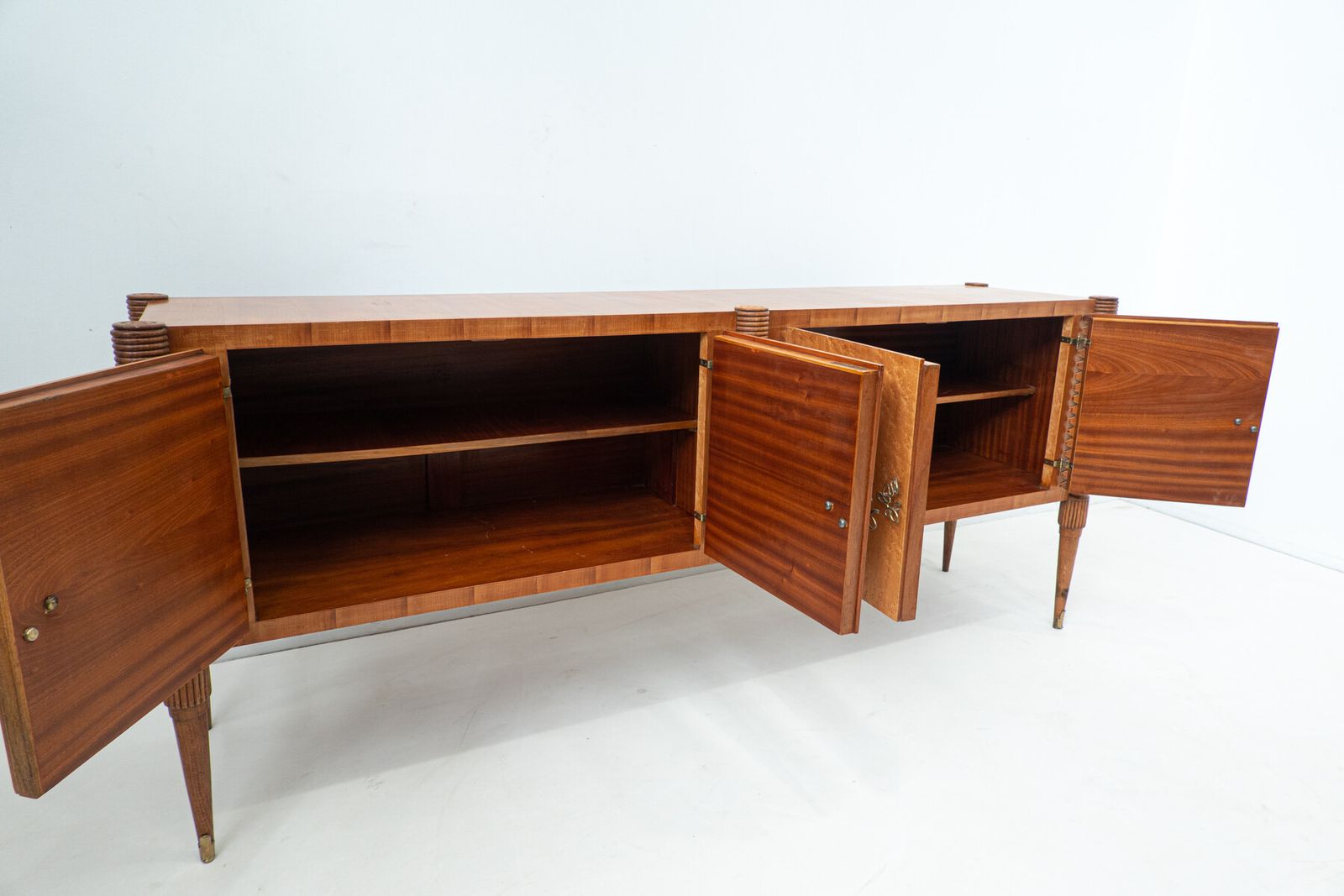 Mid Century Italian Wooden Sideboard By Pier Luigi Colli photo for sale