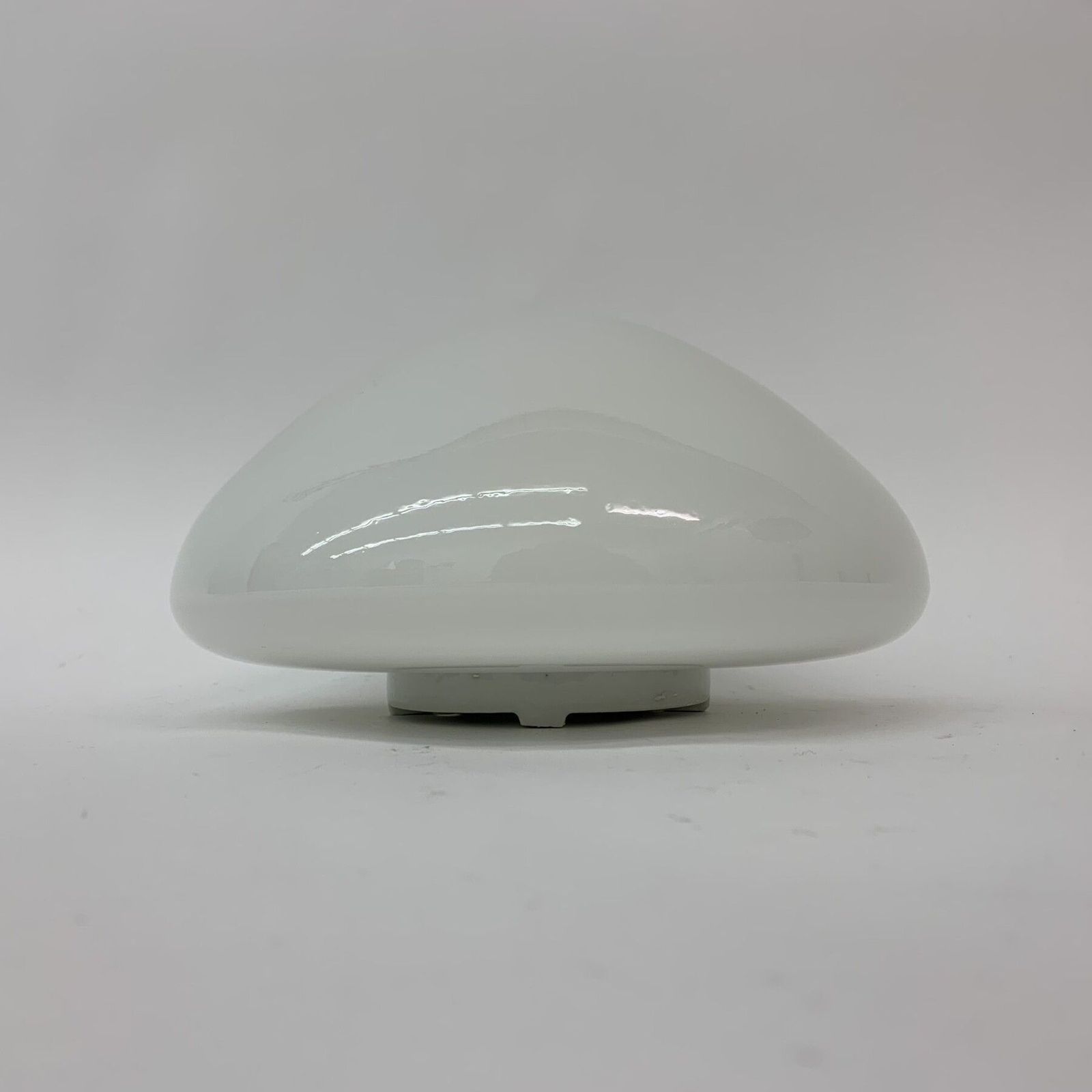 German Mid Century Glass 961 Ceiling Or Wall Lamp By Wilhelm Wagenfeld For Lindner, 1950s