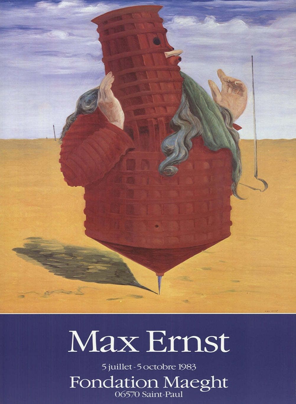 Max Ernst   Fondation Maeght Original Vintage Poster