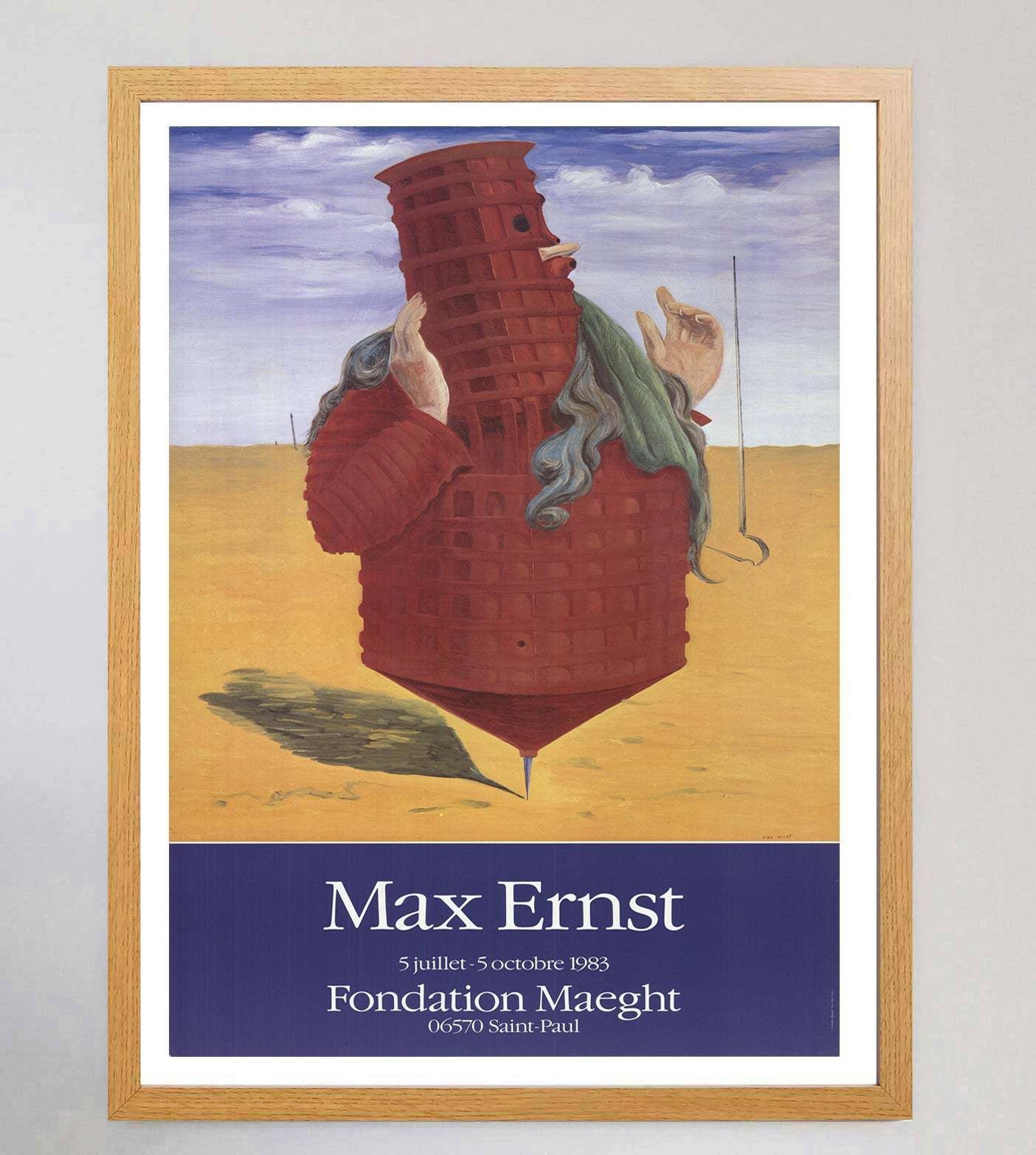 Max Ernst   Fondation Maeght Original Vintage Poster photo Art