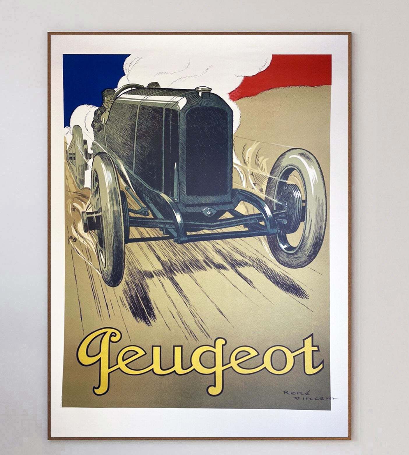 Peugeot Original Vintage Poster, 1910s photo 277.0