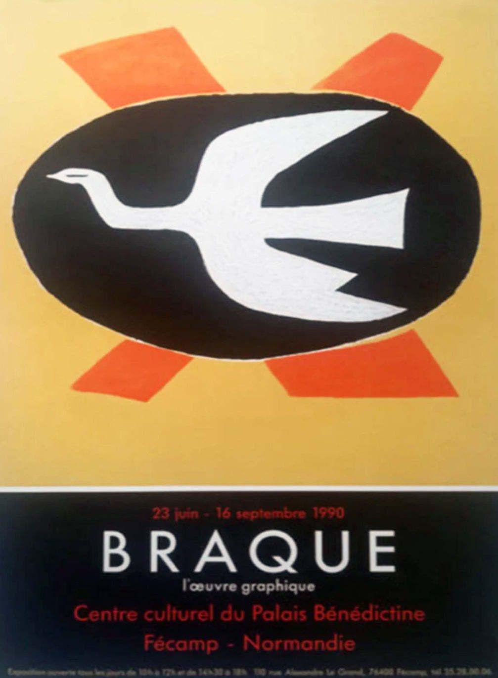 Georges Braque   Palais Benedictine Original Vintage Poster