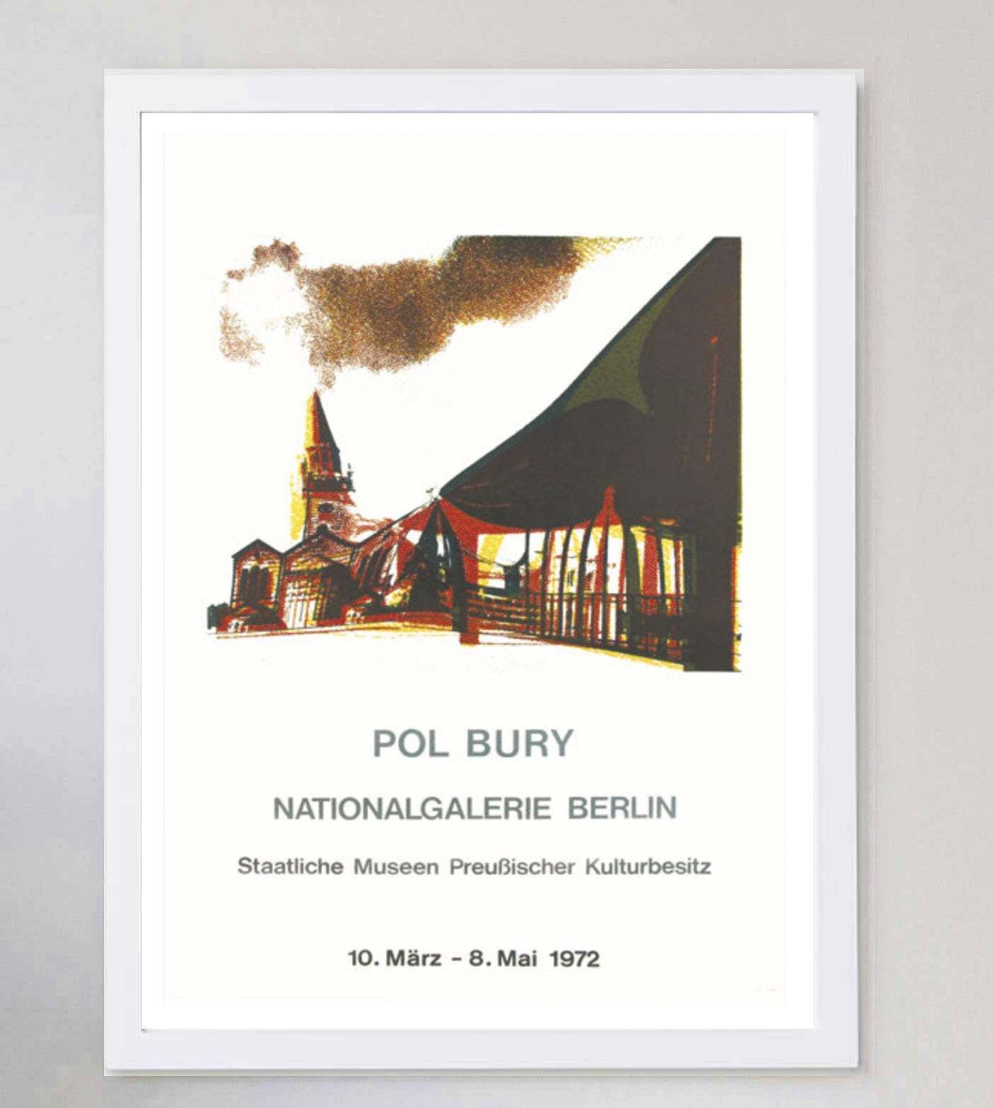 Pol Bury   Nationalgalerie Berlin Original Vintage Poster photo for sale