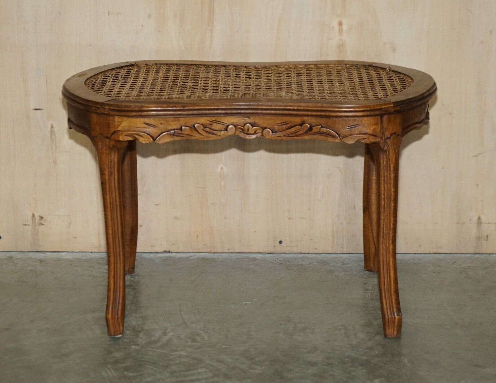 Furniture Antique Pair Of Napoleon III Circa 1890 Bergere Armchairs & Matching Table photo