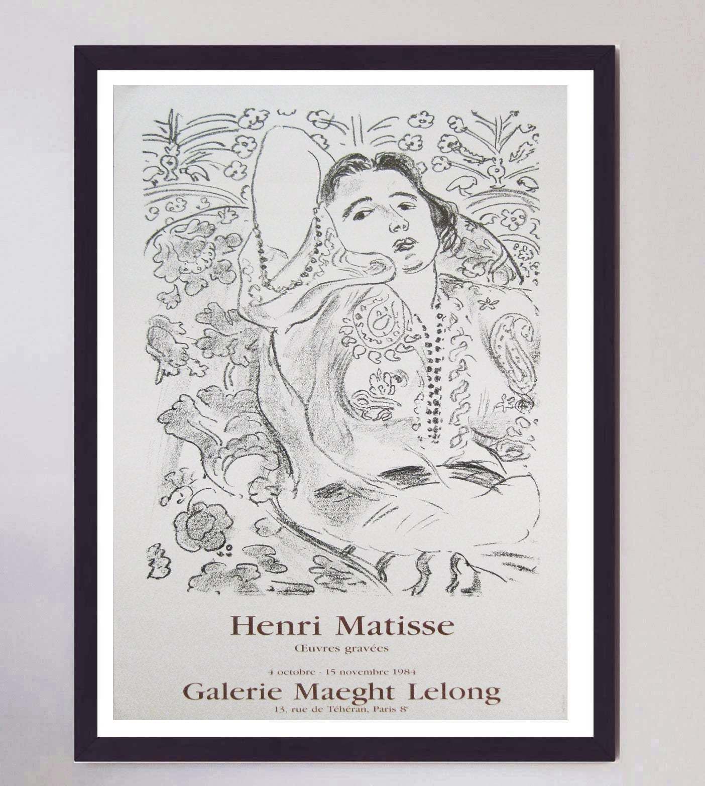 Henri Matisse   Arabesque Original Vintage Poster photo furniture