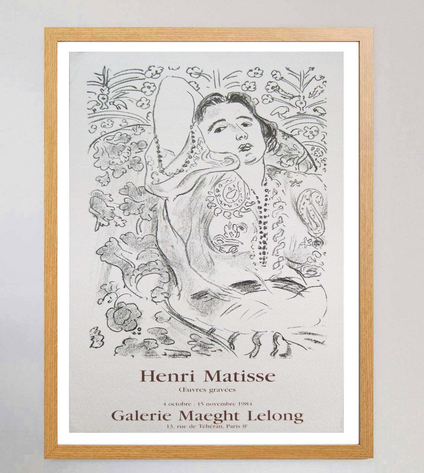 Henri Matisse   Arabesque Original Vintage Poster photo Art