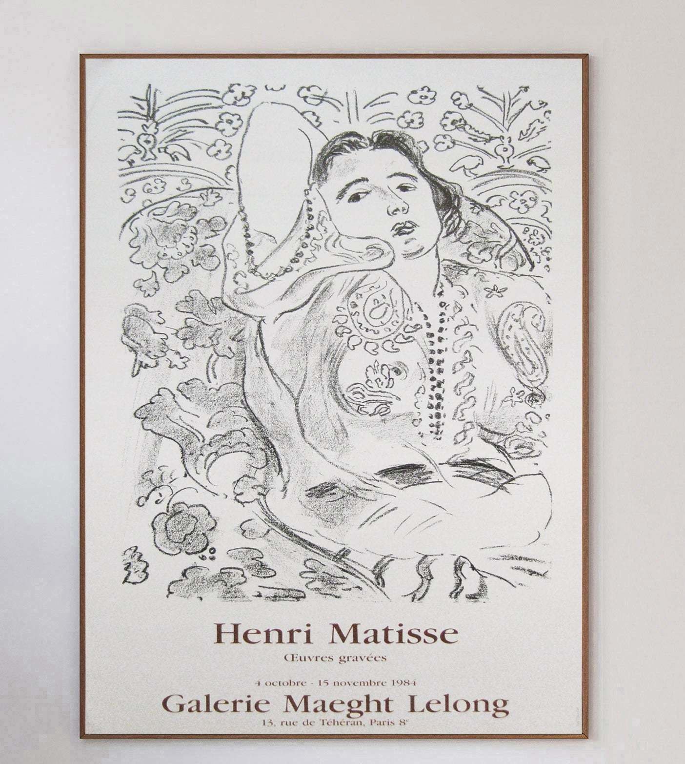 Henri Matisse   Arabesque Original Vintage Poster photo 336.0