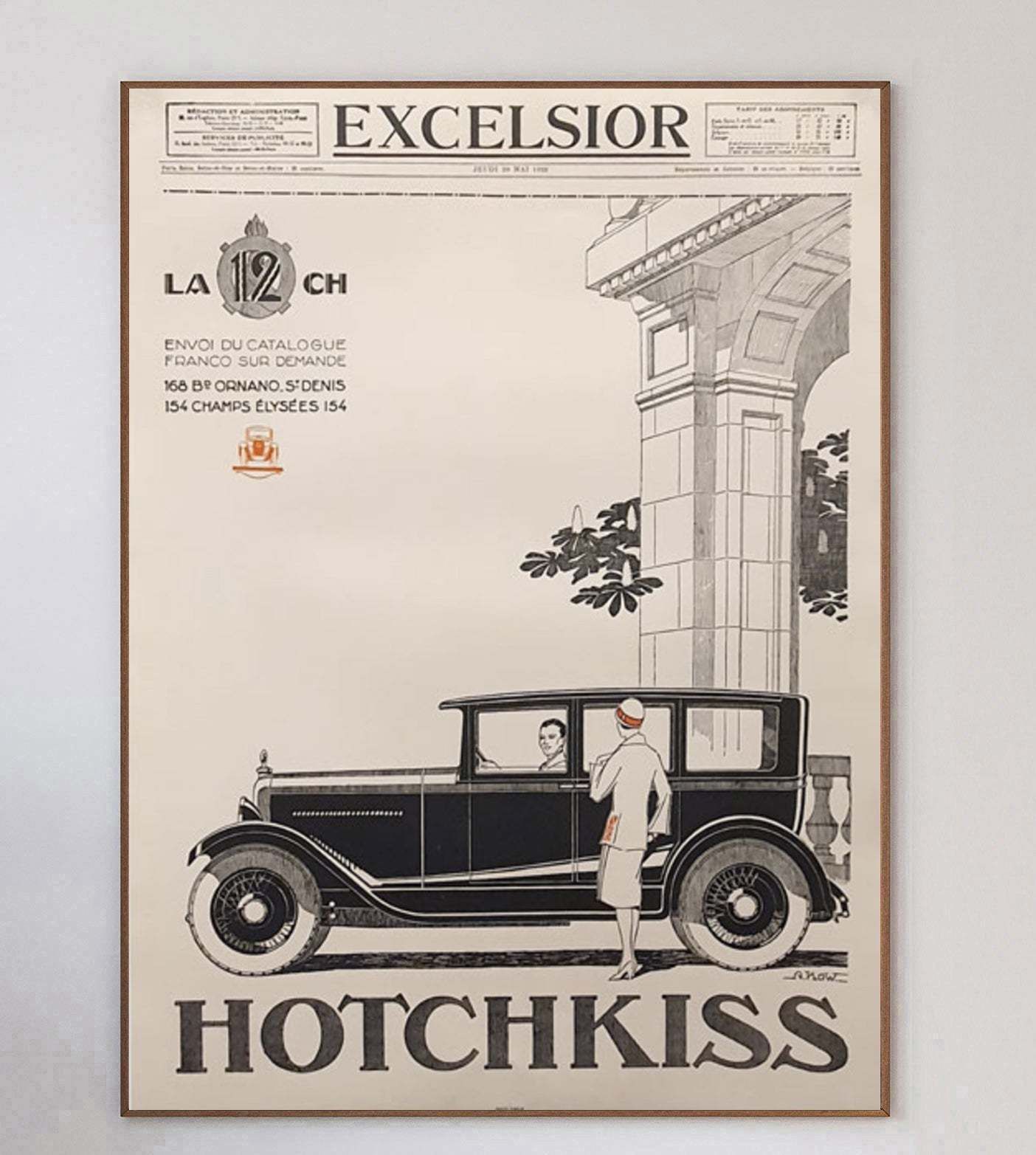 Hotchkiss   Excelsior Original Vintage Poster photo 218.0