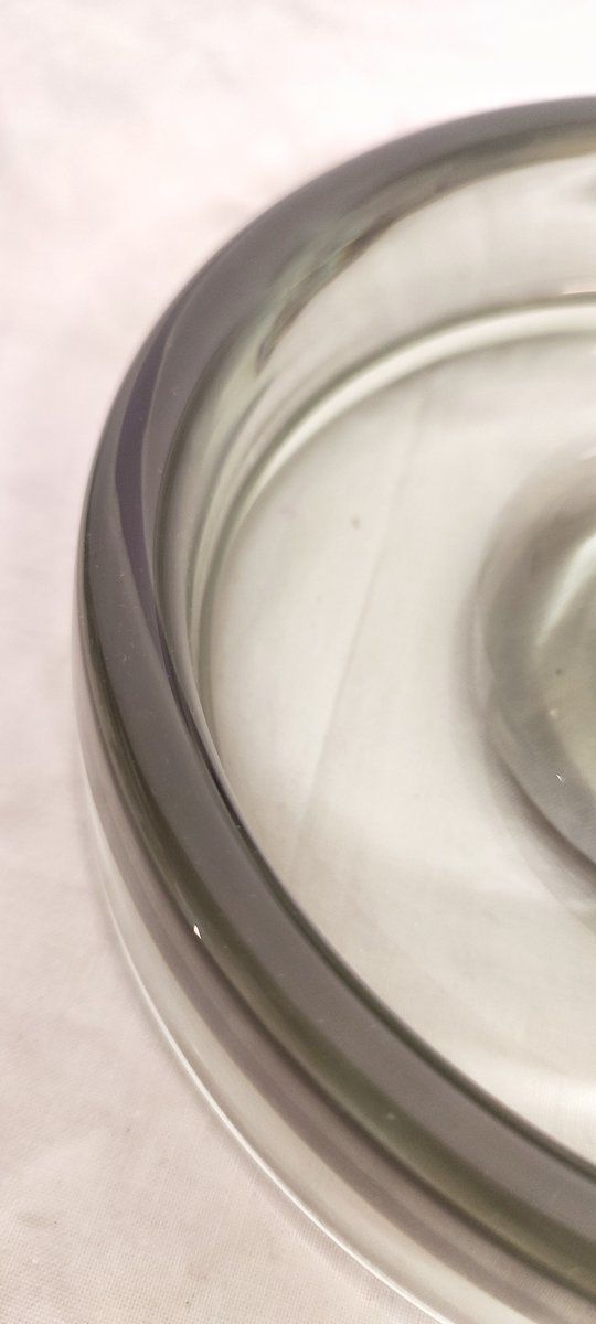 Holmegaard Glass Ashtray Or Bowl From Lütken, 1960s photo 391.0