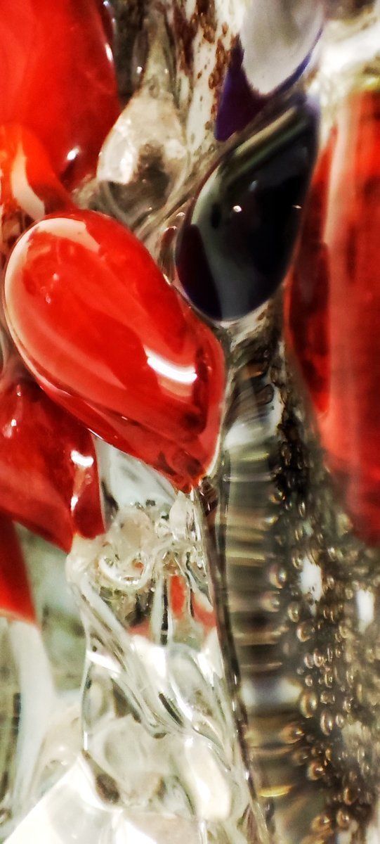 Murano Glass Centerpiece, 1980s photo vintage