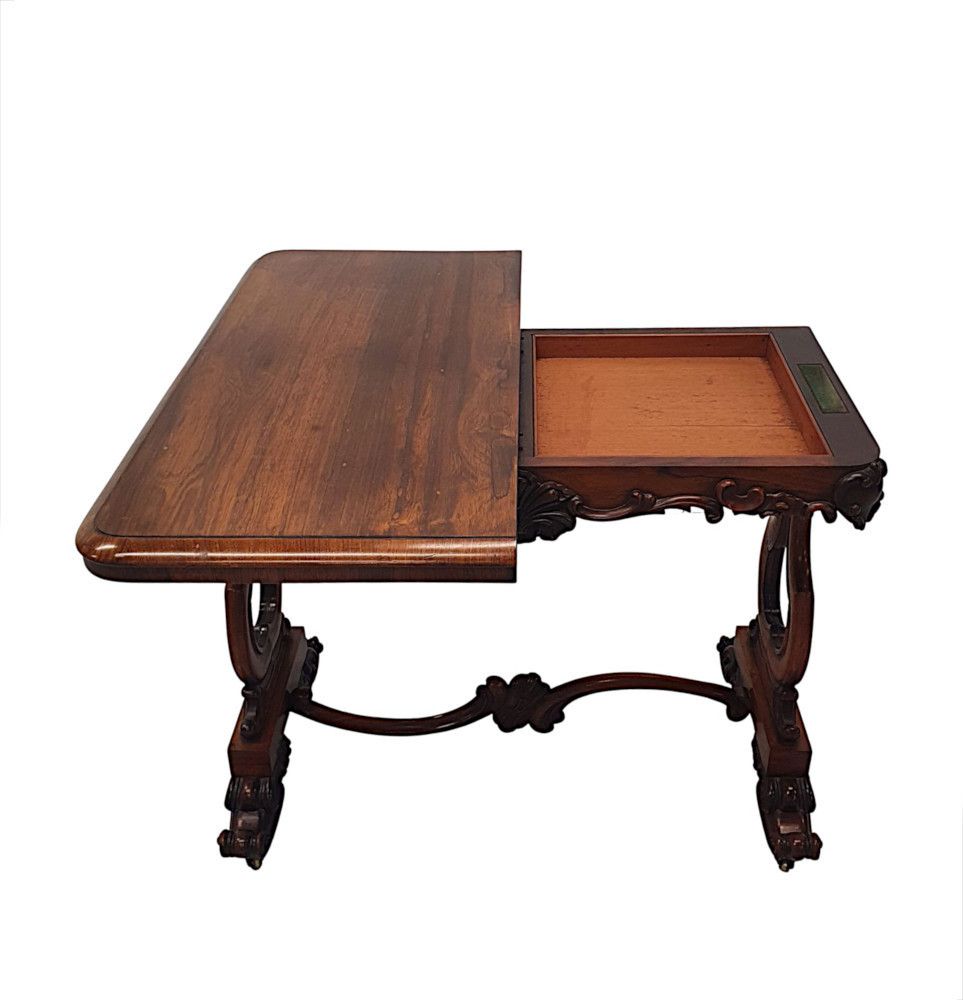 A Rare And Unusual Early 19th Century Turn Over Leaf Card Table photo vinterior