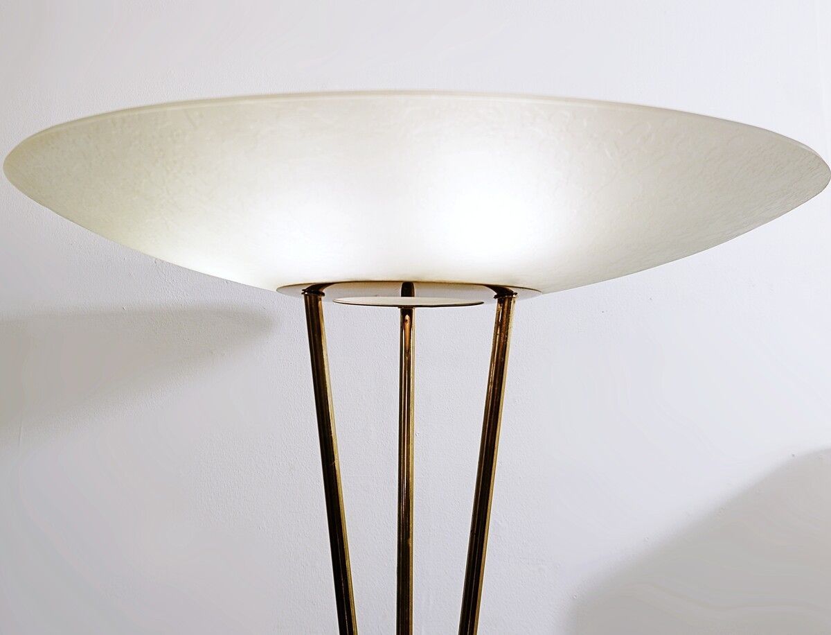 Mid Century Modern Floor Lamp By Gaetano Sciolari For Stilnovo photo for sale