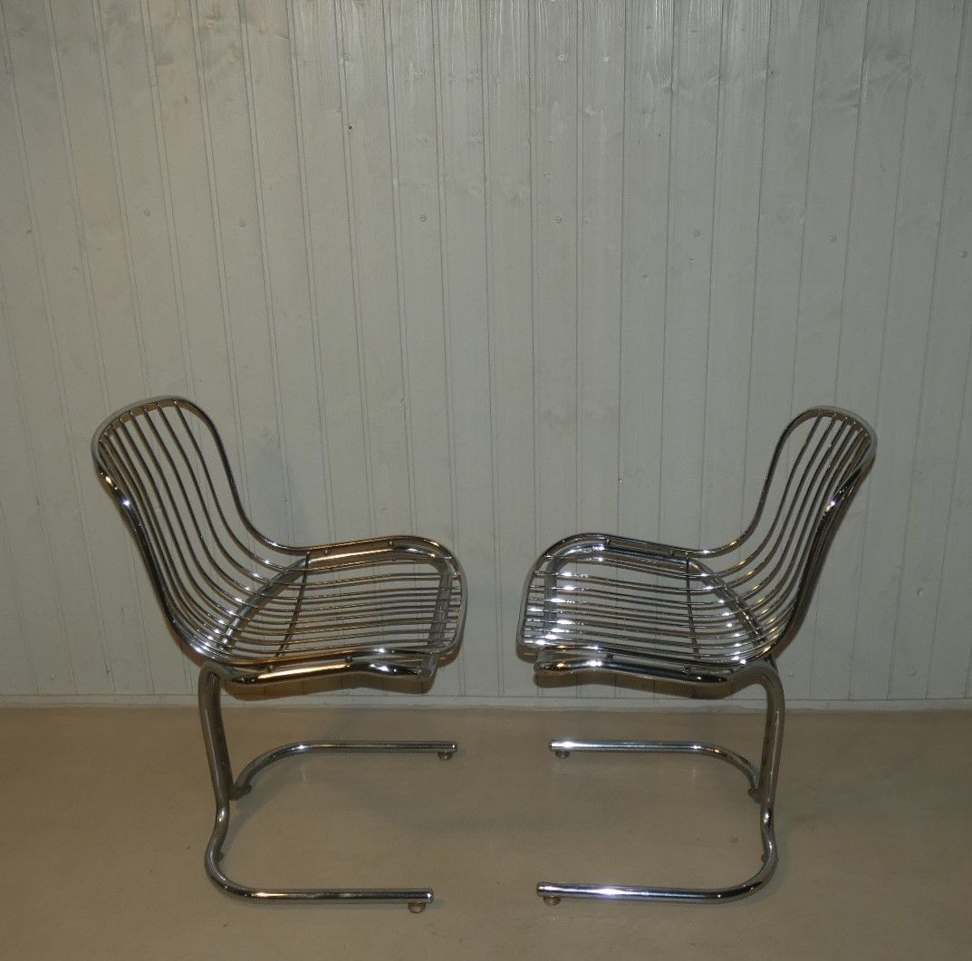 Italian Radiofreccia Chairs By Gastone Rinaldi For Rima, 1970s, Set Of 2 photo 740.0
