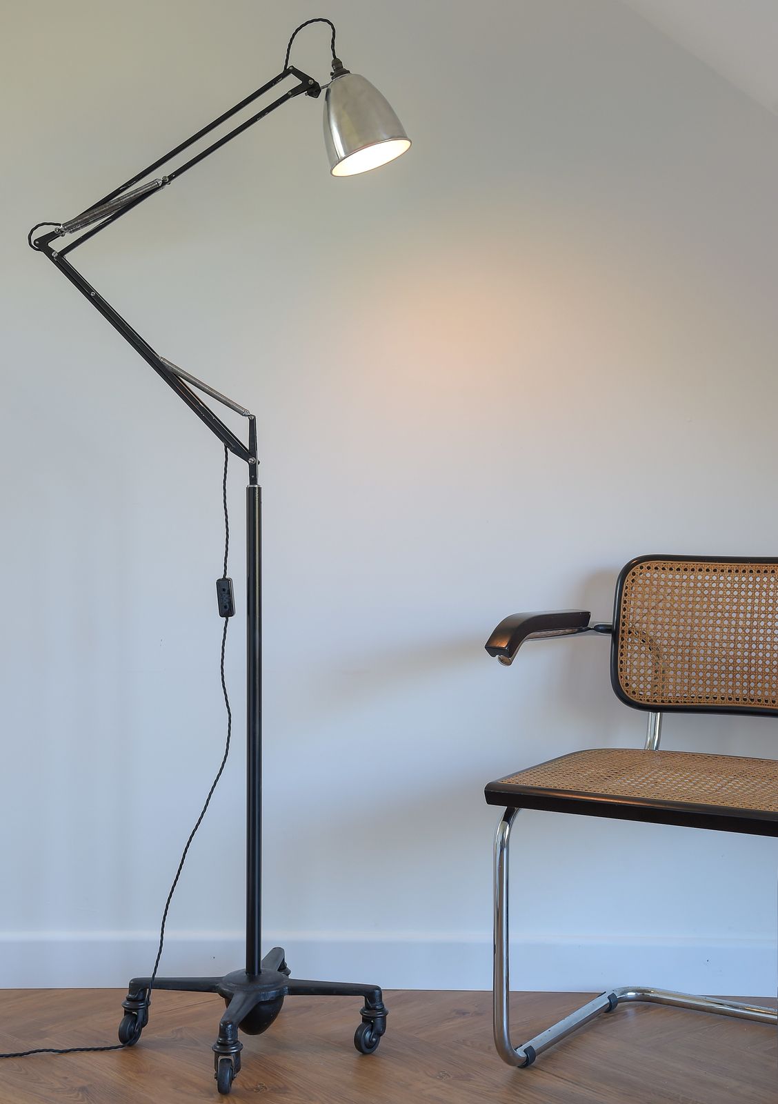 Anglepoise Trolley Lamp Designed By George Cawardine. English 1950's photo furniture