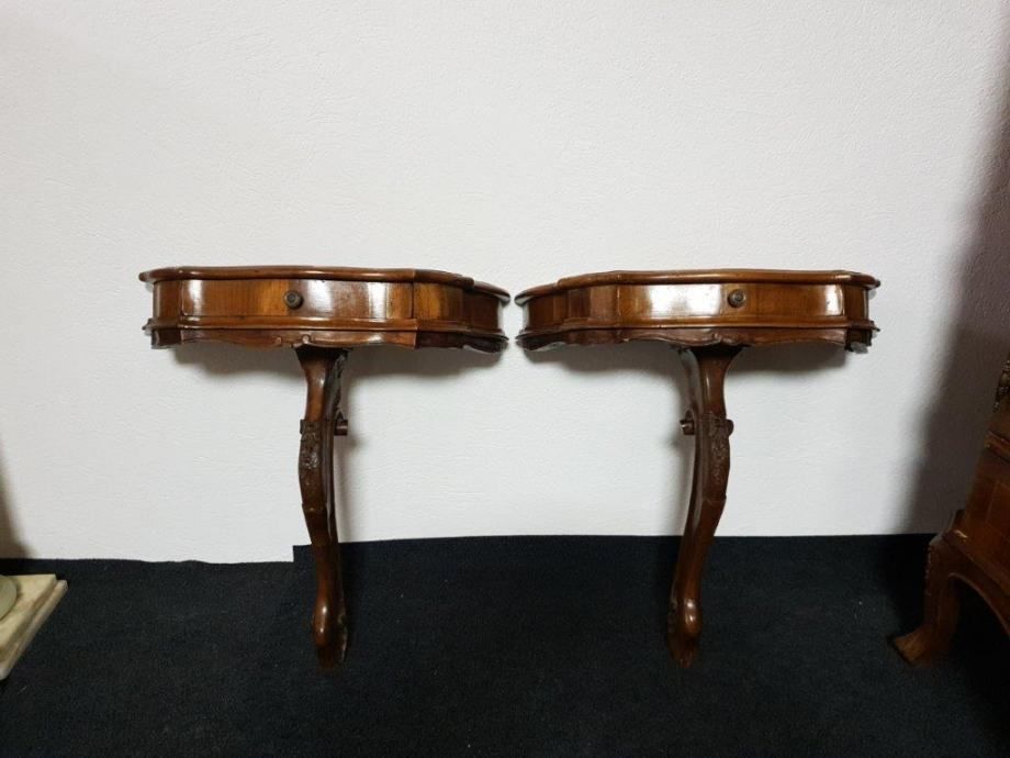 Wooden Neo Baroque Wall Consoles   2pcs