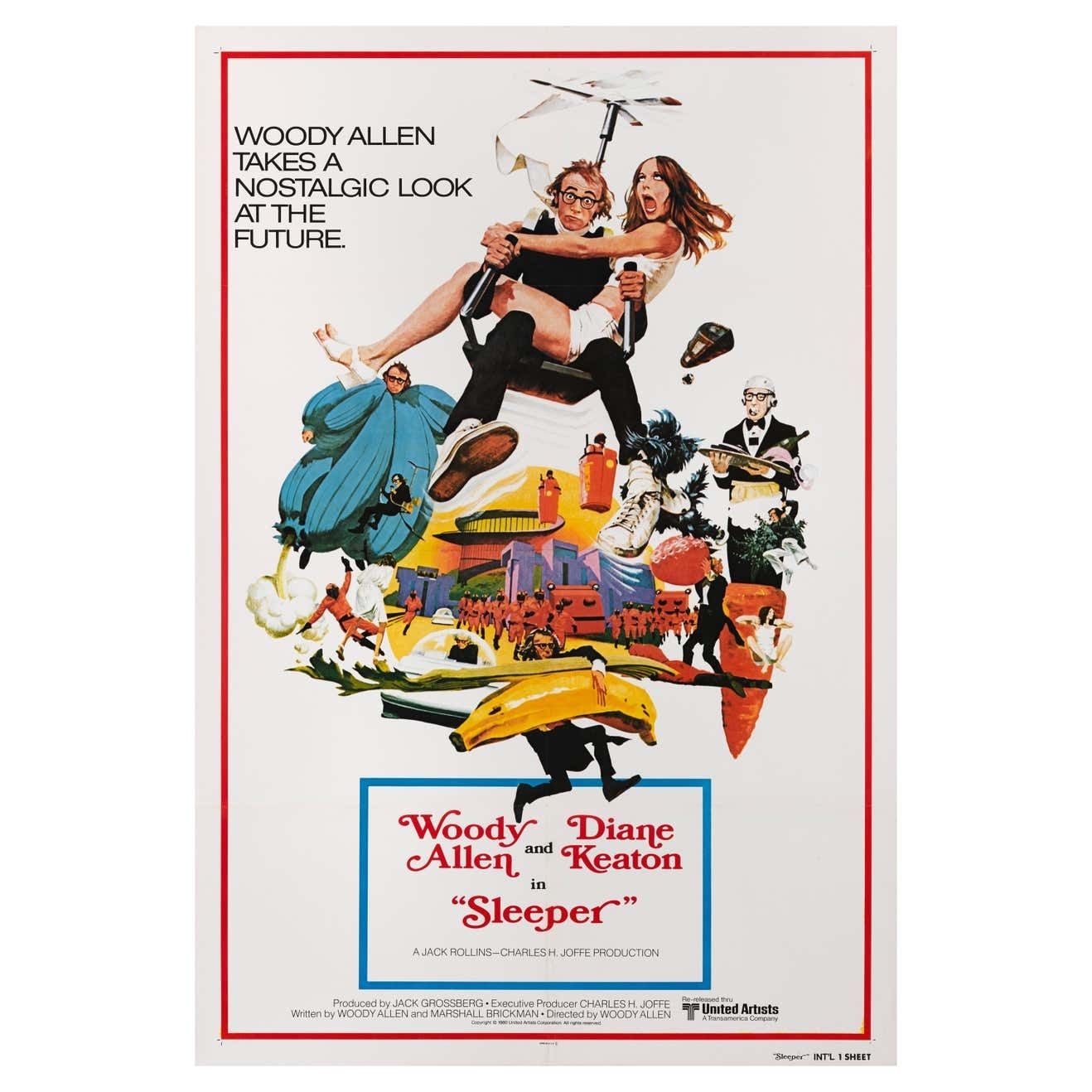 Original Us Film Poster For Woody Allen's 1974